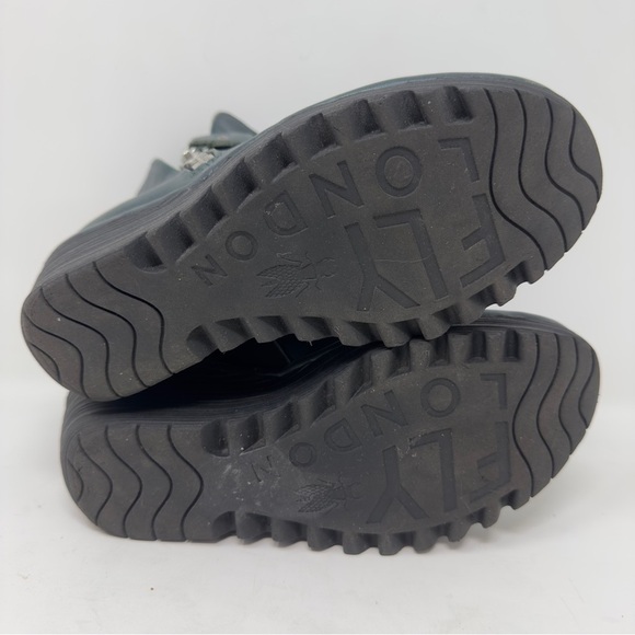 Fly London Yoxi Leather Wedge Ankle Boot - Picture 9 of 9